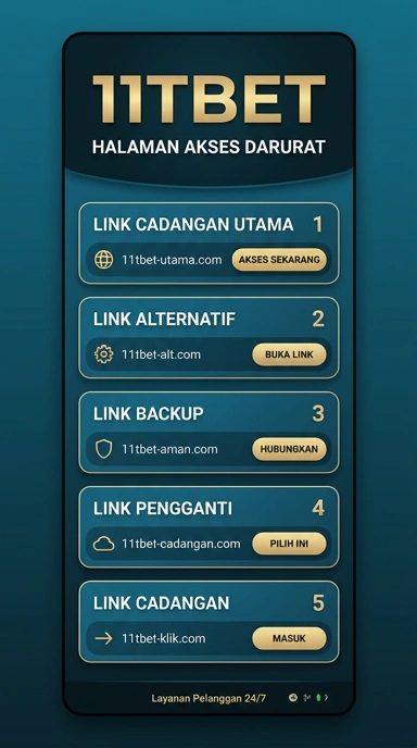 Tampilan link alternatif 11tbet