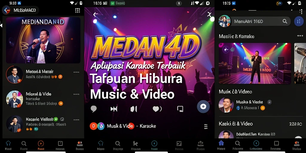 Tampilan antarmuka <strong>MEDAN4D</strong> yang intuitif dan mudah digunakan untuk karaoke.