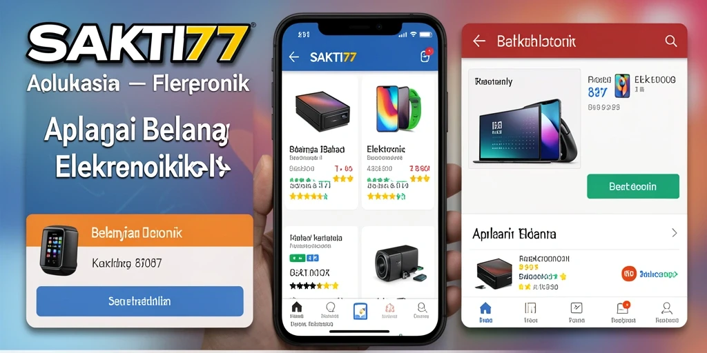 Antarmuka aplikasi SAKTI77 yang intuitif dan menarik.
